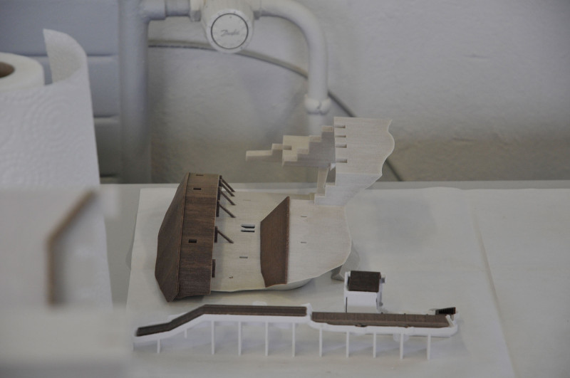 3D Druck Burg Riedfluh für die Ausstelluung in Basel