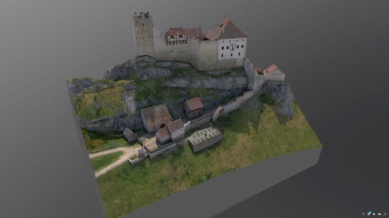 Rekonstruktion Ruine Waldenburg